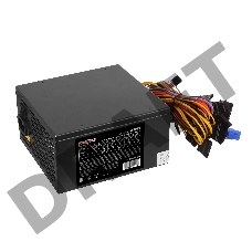 Блок питания 550W ExeGate 550PPX (ATX, APFC, SC, 14cm fan, 24pin, (4+4)pin, PCIe, 5xSATA, 4xIDE, FDD, RTL, black, кабель 220V с защитой от выдергивания)