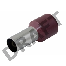 Наконечник штыревой втулочный изолированный F-16 мм 35 мм² (НШВи 35-16)  красный REXANT