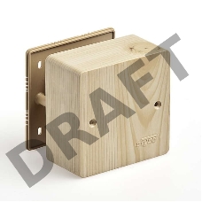 Коробка универсальная для кабель-каналов 85х85х42 сосна (светл. основа) IP40 Рувинил 65015-27М