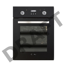 Духовой шкаф LEX EDP 4571 BL  объем 55л, LED таймер, 7 функций, встраиваемый