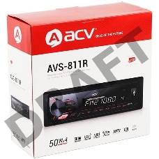 Автомагнитола ACV AVS-811R 1DIN 4x50Вт