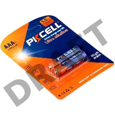 Щелочной/алкалиновый элемент питания PKCELL LR03-2B тип - AAА 2 шт в блистере