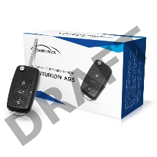 Автосигнализация Centurion A95 без обратной связи брелок без ЖК дисплея