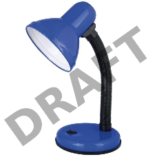 Светильник UF-301P С06 настол. 230В 60Вт син. Ultraflash 12369