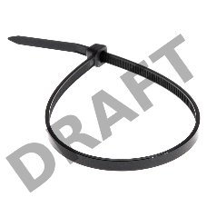 Хомут-стяжка кабельная нейлоновая REXANT 350 x4,8 мм, черная, упаковка 100 шт.