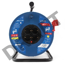 Удл. на пласт. катушке “Power Cube” IP20 16А 50м ПВС 3*1,5мм2 4 роз. с/з