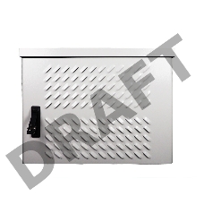 ЦМО Шкаф уличный всепогодный настен. 9U (600х500), передняя дверь вент. (ШТВ-Н-9.6.5-4ААА)