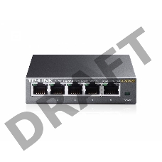 Сетевой коммутатор  TP-Link SMB TL-SG105E 5-Port Gigabit Desktop Easy Smart Switch, 5 10/100/1000Mbps RJ45 ports, MTU/Port/Tag-based VLAN, QoS, IGMP Snooping