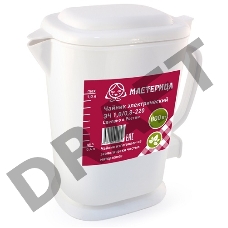 Чайник электрический Мастерица ЭЧ-1,0/0,8-220Б, пластиковый, белый, 1л, 800 Вт (в уп. 10 шт)