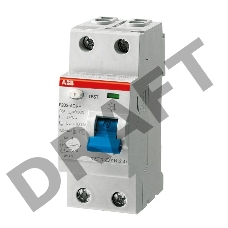 Выключатель дифференциального тока ABB 2CSF202001R1250 2мод. F202 AC-25/0,03