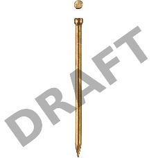 Гвозди финишные, с латунным покрытием, 35 х 1.6 мм, 40 шт, ЗУБР