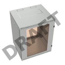 Шкаф коммутационный C3 Solutions WALLBOX 12-66 G (NT084698) настенный 12U 600x650мм пер.дв.стекл направл.под закл.гайки 130кг серый 600мм 26кг 610мм IP20 сталь