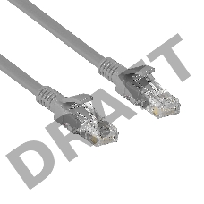 Патч-корд Exegate UTP-RJ45-RJ45-5e-CU-5M-GY, UTP, cat.5e, 5м, медь, серый