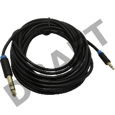 Кабель Vention аудио Jack 6,5 mm M/ 3,5 M - 5 м BABBJ