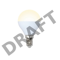 Лампа светодиодная VOLPE LED-G45-6W/WW/E14/FR/O  6Вт Е14 G45