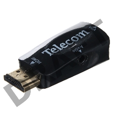 Конвертер HDMI => VGA+аудио Telecom <TTC4021B>