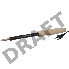 Паяльник NN ink. 55407-80  с деревянной рукояткой 80Вт 220В клин