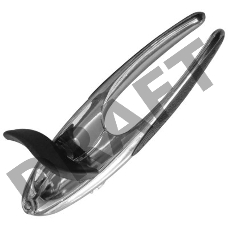 Нож консервный MALLONY MODERNO, прорезиненная ручка (подупак. 12шт)