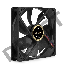 Вентилятор ExeGate EX12025B4P-PWM, 120x120x25 мм, двойной шарикоподшипник, 4pin, PWM, 22dBA