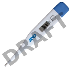 Термометр электронный A&D DT-501 белый/синий