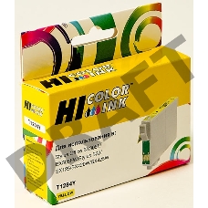 Картридж Epson Stylus S22/SX125/SX420W/SX425W/BX305F (Hi-Black) new, C13T12844010, Y