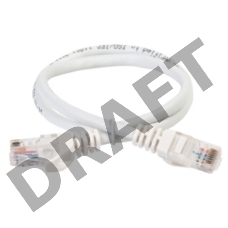 Коммутационный шнур (патч-корд), кат.5Е UTP, 3м, белый ITK