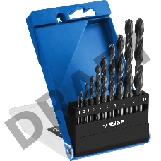 Набор сверл по металлу Зубр Профессионал 29621-H10 10шт d=1-10мм