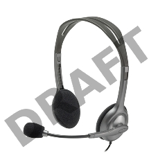 Гарнитура Logitech Headset H111 Stereo grey (981-000594)