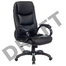 Кресло руководителя Бюрократ CH-S840N/BLACK черный искусственная кожа (пластик серебро)