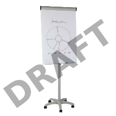 Флипчарт Rocada 616 на роликах лоток для аксессуаров