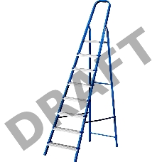 Лестница-стремянка MIRAX 38800-08  стальная, 8 ступеней, 162 см