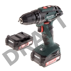 Дрель-шуруповерт безударная Metabo BS 14.4 602206530 { 2х2.0Ач Li-Ion,10мм,кейс, вес 1.2 кг }