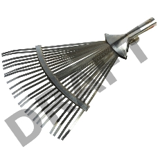 Грабли GRINDA 8-421875_z01  веерные регулируемые 22 плоских зубца 320-420мм