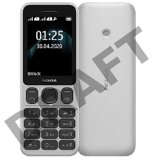 Телефон сотовый Nokia NOKIA 125 TA-1253 DS EAC UA WHITE