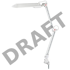 Лампа настольная ЭРА NL-201 белая  с энергосберегающей люминесцентной лампой