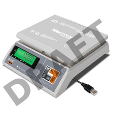 Весы фасовочные Mertech M-ER 326AFU-6.01 LCD белый (3105)