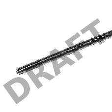 Шпилька (Штанга) оцинкованная с резьбой М10х2 м DIN 975 - накл. | 100550 | Tech-KREP