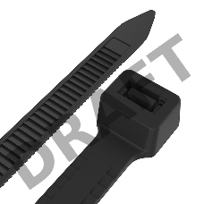 Хомут-стяжкa нейлоновая с тройным замком REXANT 250x3,6 мм, черная, упаковка 100 шт.