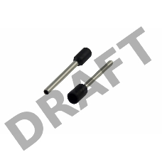 Наконечник штыревой втулочный изолированный F-18 мм 1.5 мм² (НШВи 1.5-18) черный REXANT