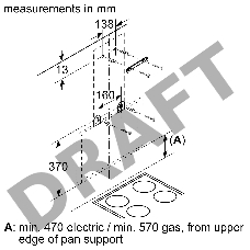 Вытяжка для настенного монтажа SIEMENS iQ300 LC96KAJ60M, ширина 90см, черный