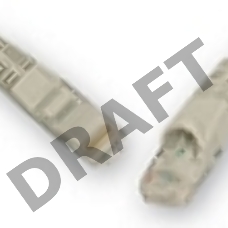 Коммутационный шнур (патч-корд) ITK , кат.6 UTP, 3м, серый