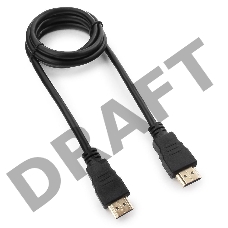 Кабель HDMI Гарнизон 1м, v1.4, M/M, черный, пакет (GCC-HDMI-1М)
