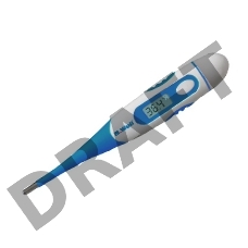 Термометр электронный B.Well WT-04 standart белый/синий