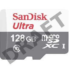 Флеш карта microSD 128GB SanDisk microSDXC Class 10 Ultra UHS-I 100MB/s