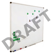 Демонстрационная доска Rocada 6400 магнитно-маркерная лак 45x60см алюминиевая рама