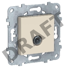 Механизм розетки TV UNICA NEW одиноч. беж. SchE NU546244