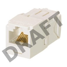 Модуль информационный Panduit CJ688TGAW Mini-Com RJ45 кат.6 белый арктический