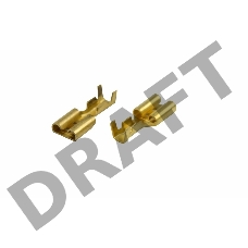 Клемма плоская (гнездо-7.7мм) 1-1.5кв.мм (DJ622-D6.3B) Rexant 08-0912