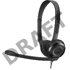 Гарнитура Sennheiser стерео накладная закрытая 42-17000Гц, 2м,  4-контактный jack 3.5мм, 95дБ подвижный микрофон, круговая диаграмма, 508328