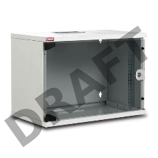 Шкаф коммутационный Lande NetBox Soho (LN-SH07U5430-LG-F0-1) настенный 7U 540x300мм пер.дв.стекл задн.дв.стал.лист несъемн.бок.пан. направл.под закл.гайки 80кг серый IP20 сталь